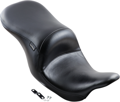 LE PERA Maverick Up-Front Seat - Without Backrest - Smooth - Black - FL '08-'23 LKU-957S
