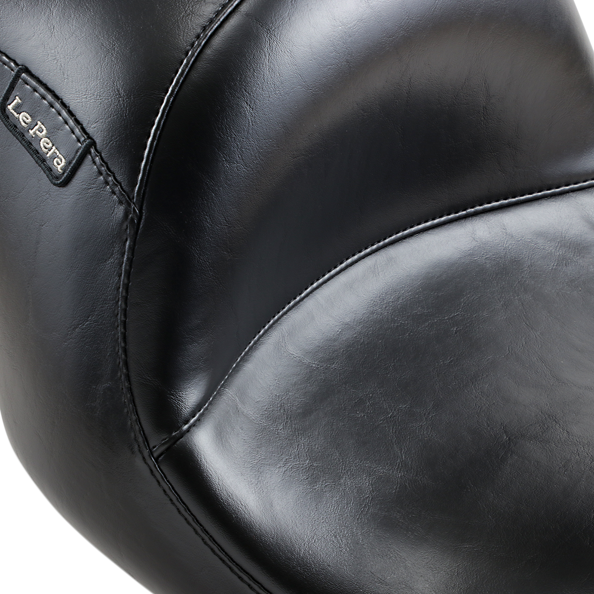 LE PERA Maverick Up-Front Seat - Without Backrest - Smooth - Black - FL '08-'23 LKU-957S