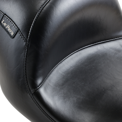 LE PERA Maverick Up-Front Seat - Without Backrest - Smooth - Black - FL '08-'23 LKU-957S
