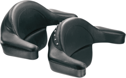 MUSTANG Passenger Pad - with Armrest - Smooth - FLT/FLHT '80-'13 75324
