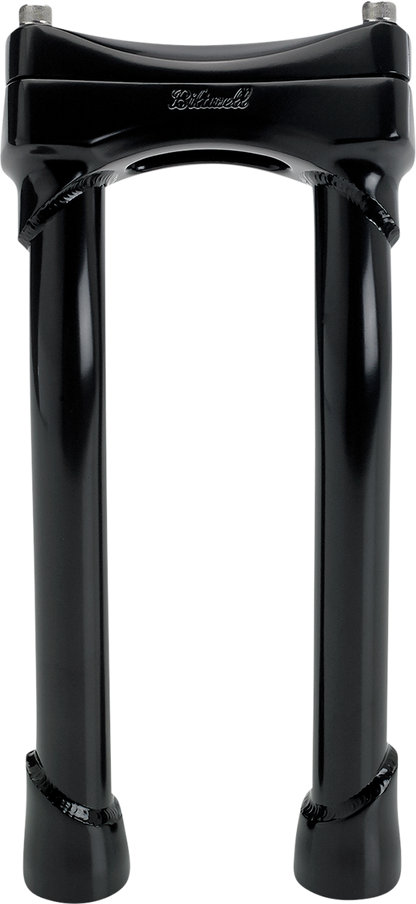 BILTWELL Murdock O/S Risers - Pullback - 10" - Black 6414-201-10
