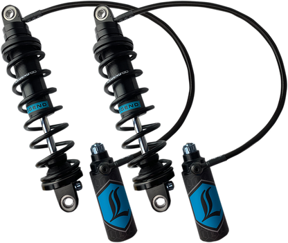 Legend Suspension Revo ARC Remote Reservoir Shocks – 13-inch, Black – Model 1310-1878