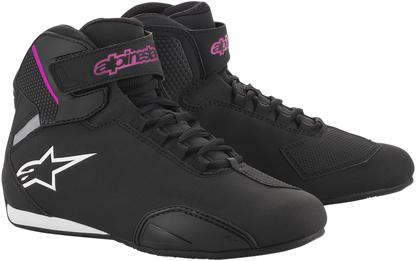 ALPINESTARS Stella Sektor Shoes - Black/Pink - US 8 / EU 40 251571910398