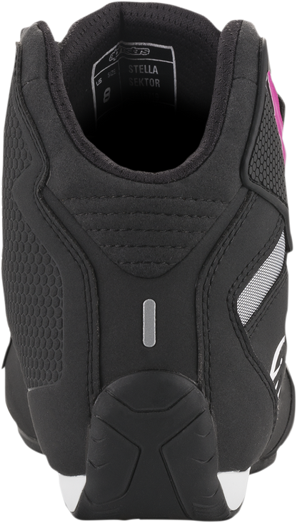 ALPINESTARS Stella Sektor Shoes - Black/Pink - US 11 / EU 43.5 2515719103911