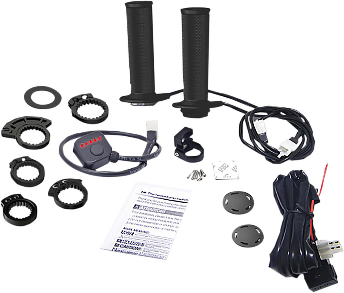 KOSO NORTH AMERICA MX-1 Heated Grips for Snow/Dirt Bikes - 7/8" AX1070G0