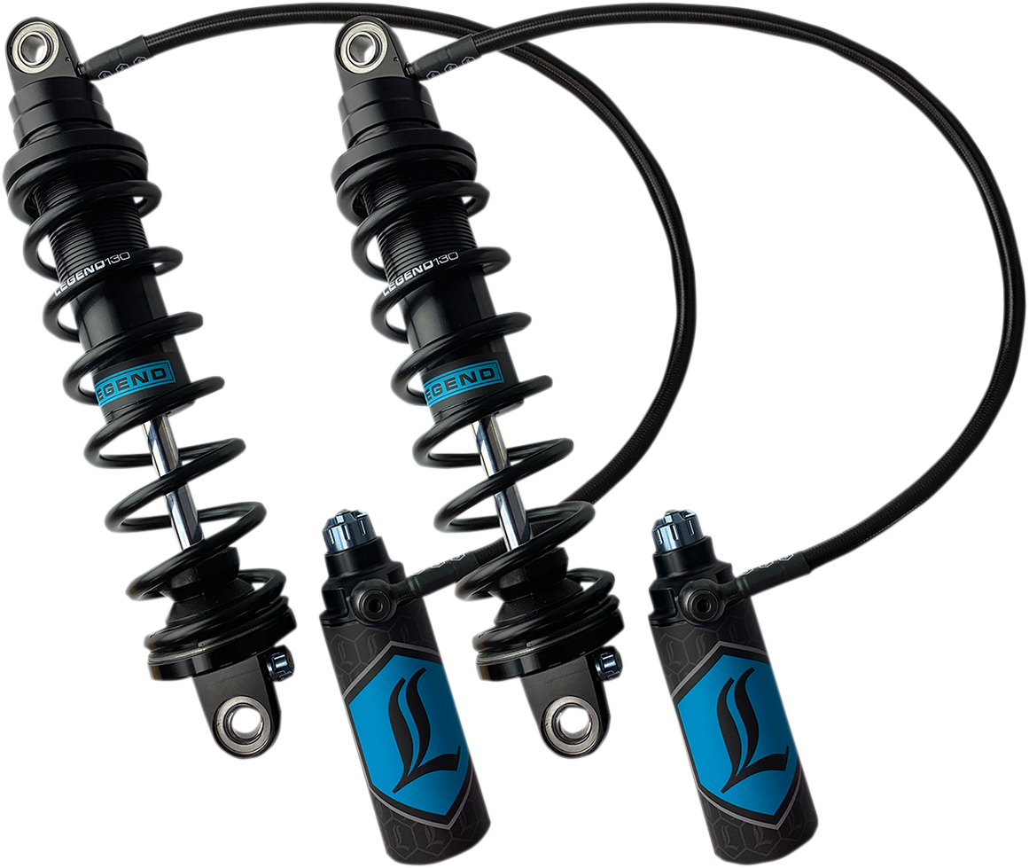 Legend Suspension Revo ARC Remote Reservoir Shocks – 13-Inch Heavy Duty, Black by Legend Suspension Part 1310-1883