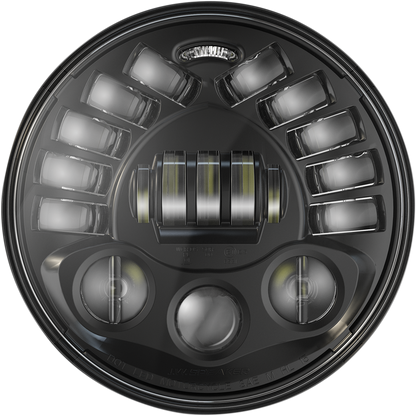 CUSTOM DYNAMICS Adaptive Headlight - Pedestal Mount - Black PB-7PA-B