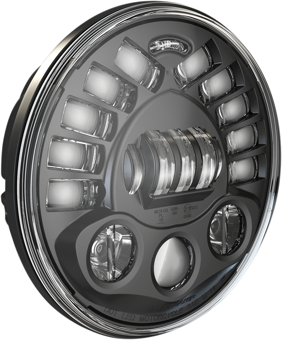 CUSTOM DYNAMICS Adaptive Headlight - Pedestal Mount - Black PB-7PA-B