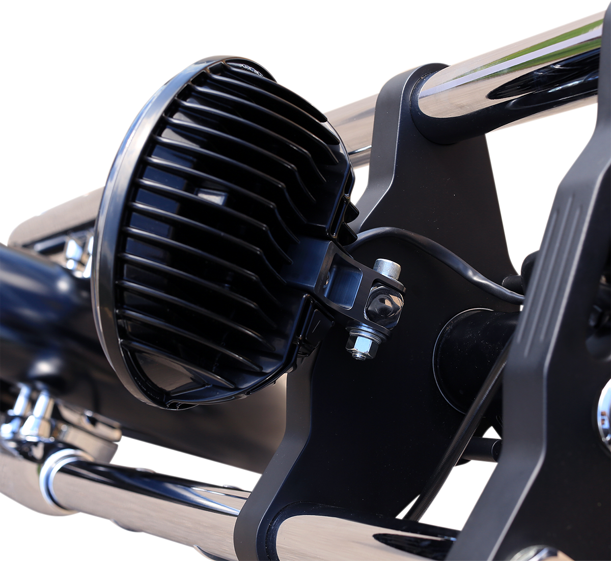 CUSTOM DYNAMICS Adaptive Headlight - Pedestal Mount - Chrome PB-7PA-C