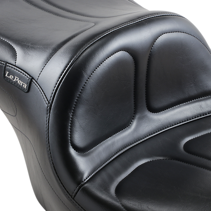 LE PERA Maverick Seat - without Backrest - Stitched - Black - FLH/FLT '02-'07 LH-957
