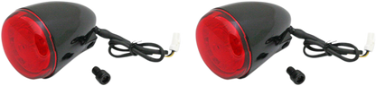 CUSTOM DYNAMICS ProBEAM® Turn Signals - Black/Red PB-IND-RTS-R-B