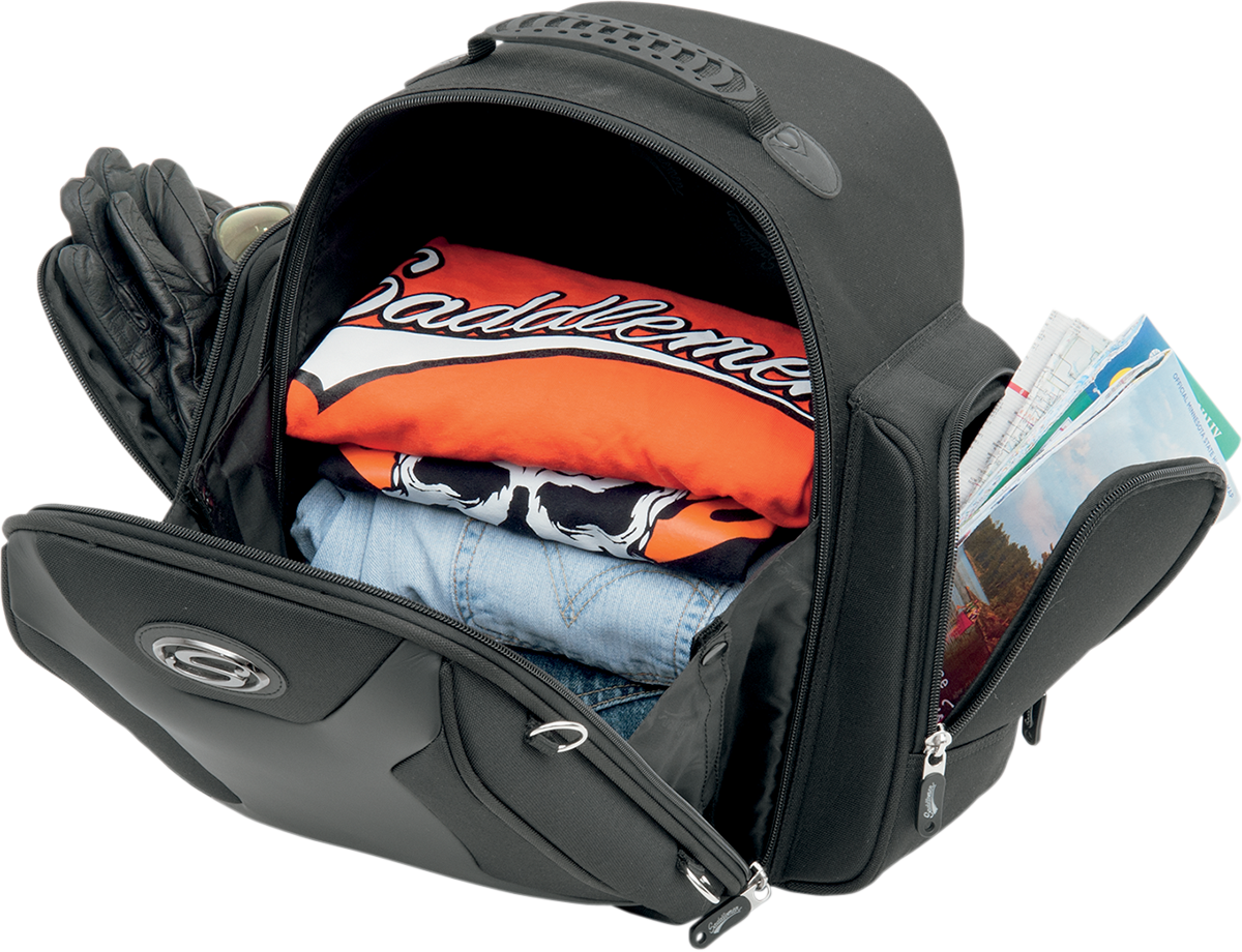 SADDLEMEN Sport Sissy Bar Bag - Black EX000689