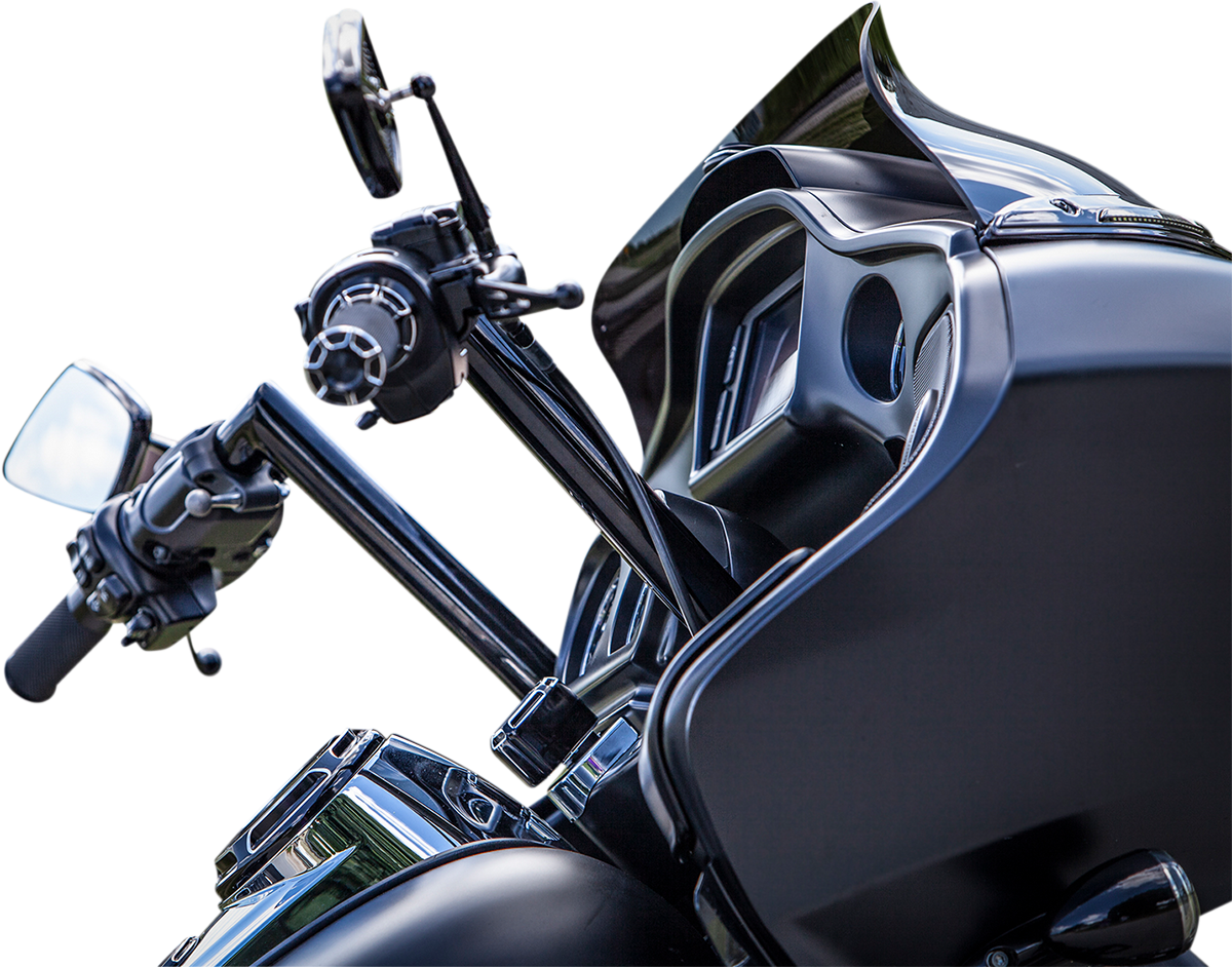KHROME WERKS Buck-50 Handlebar - FLT - 12" - Black 300722