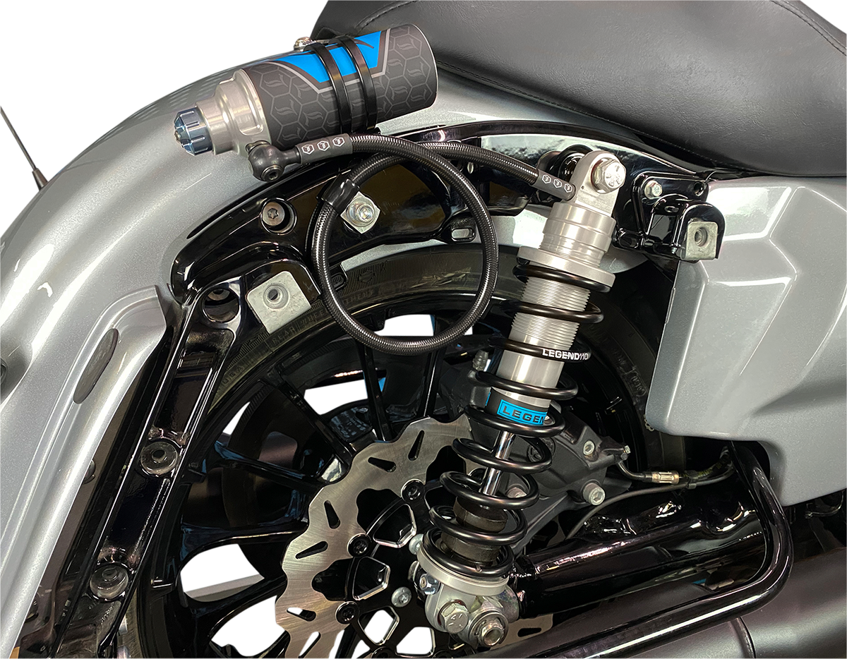 Legend Suspension Revo ARC Remote Reservoir Shocks - 14 Inch Heavy Duty - Clear by Legend Suspension Part 1310-1929