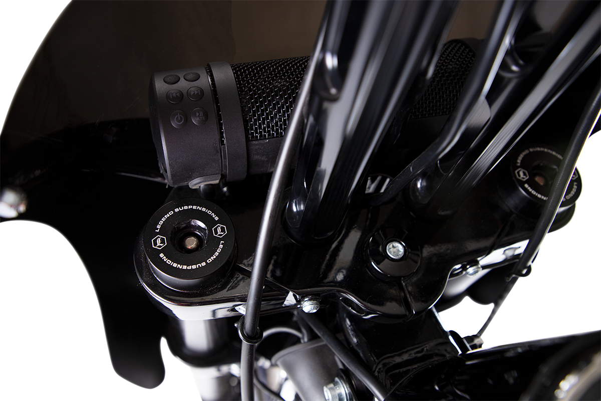 Legend Suspension Axeo43 Inverted High-Performance Front End Suspension System for 43 mm Forks - Part Number 0414-0589
