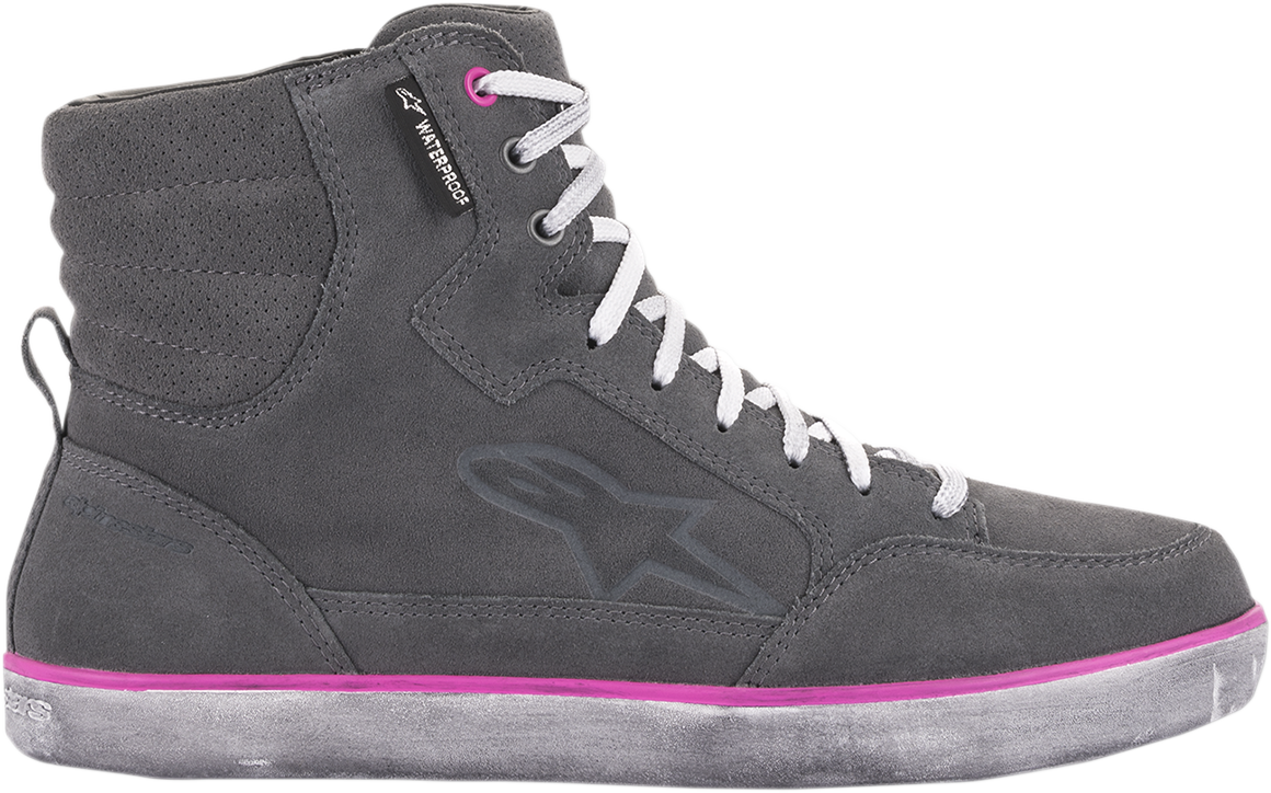 ALPINESTARS J-6 Waterproof Women's Shoes - Gray/Pink - US 10.5 2542220909510.5