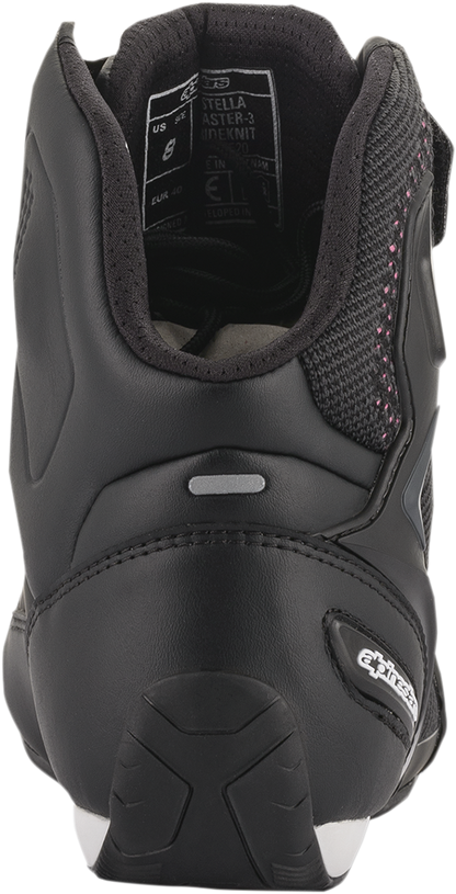 ALPINESTARS Stella Faster-3 Rideknit Shoes - Black/Yellow/Pink - US 5 / EU 36 251052014395