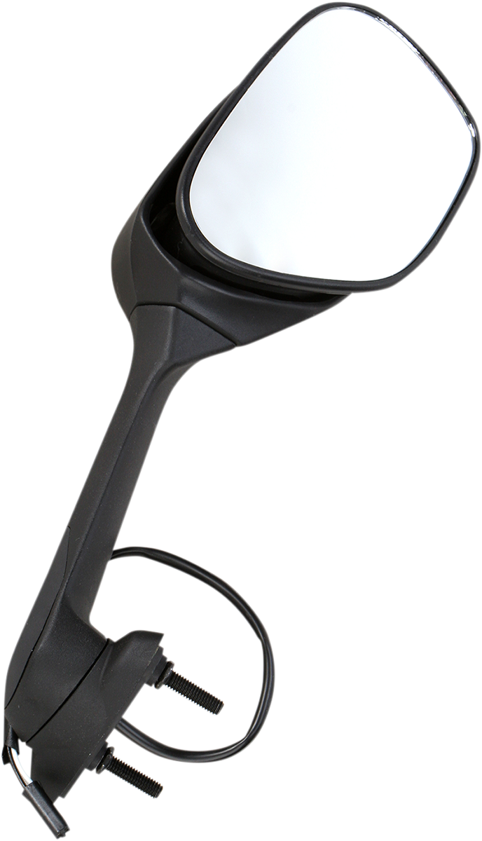 EMGO Mirror - Side View w/Integrated Turn Signals - Oval - Black - Right 20-55261
