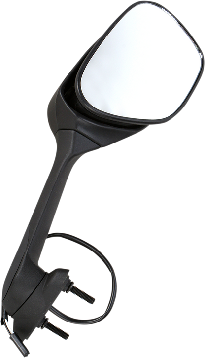 EMGO Mirror - Side View w/Integrated Turn Signals - Oval - Black - Right 20-55261