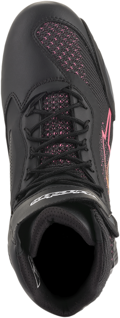 ALPINESTARS Stella Faster-3 Rideknit Shoes - Black/Yellow/Pink - US 10.5 / EU 43 2510520143910.5