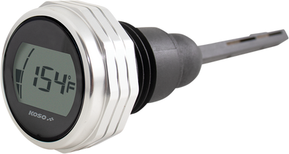 KOSO NORTH AMERICA Oil Dipstick Gauge - Silver - Touring/Trike '17-'25 BA053111