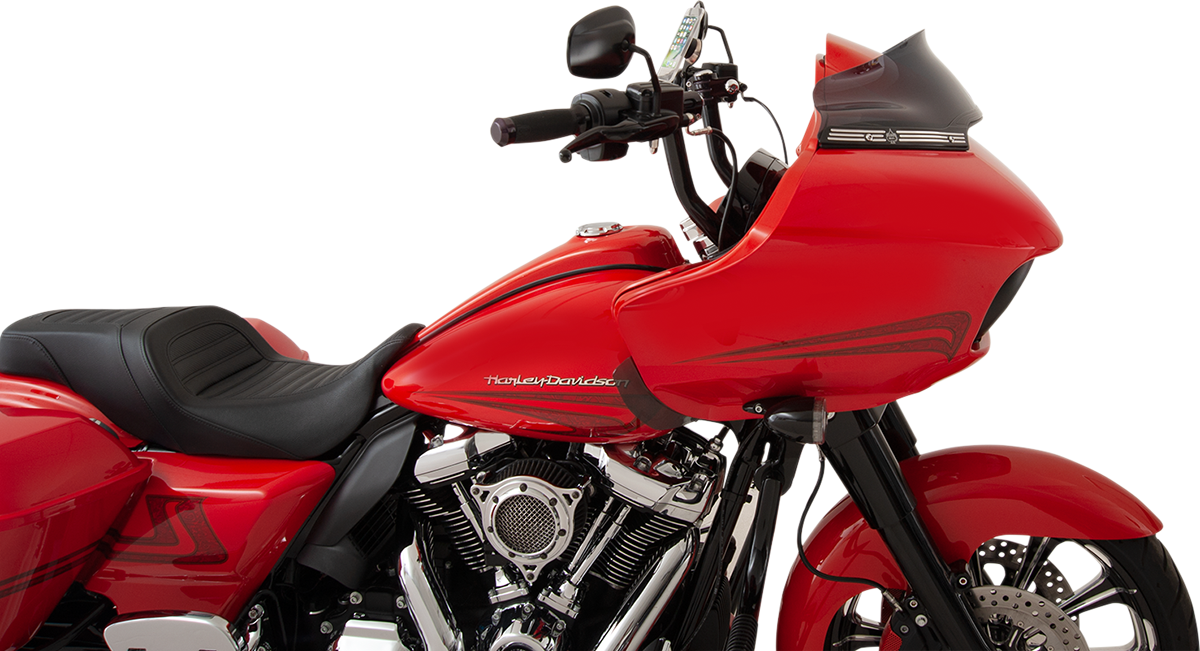 KLOCK WERKS Sport Flare® Windshield - 6" - Dark Smoke - '15-'25 FLTR KWW-01-0402