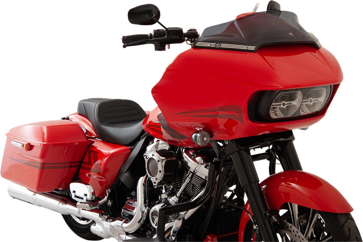 KLOCK WERKS Sport Flare® Windshield - 6" - Dark Smoke - '15-'25 FLTR KWW-01-0402