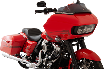 KLOCK WERKS Sport Flare® Windshield - 6" - Dark Smoke - '15-'25 FLTR KWW-01-0402
