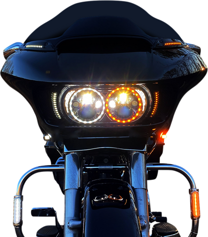 CUSTOM DYNAMICS Turn Signal - FLTR - Chrome PB-RG-TS-15-C