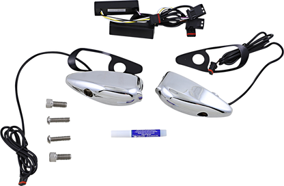CUSTOM DYNAMICS Turn Signal - FLTR - Chrome PB-RG-TS-15-C