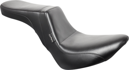 LE PERA Daytona 2-Up Seat - Without Backrest - Smooth - Black - FX/FL '18-'23 LY-543S