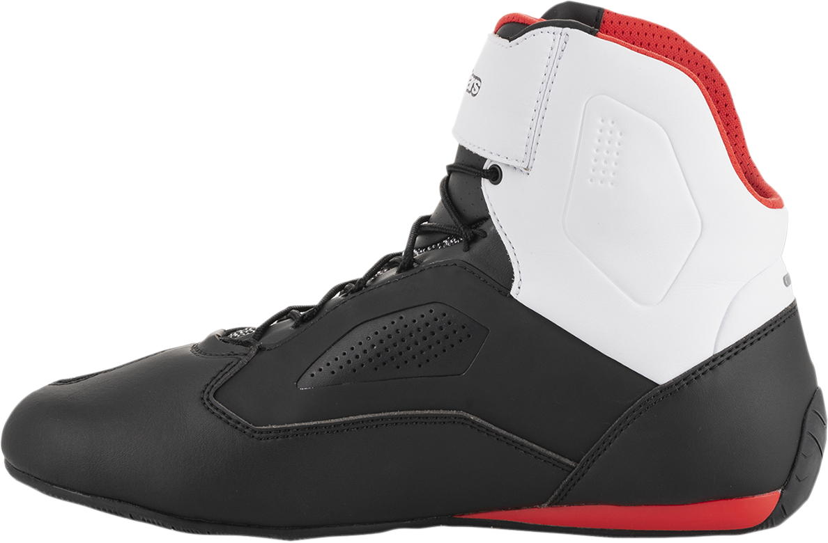 ALPINESTARS Faster-3 Rideknit® Shoes - Black/White/Red - US 11.5 / EU 45 2510319123-11.5