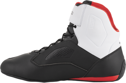 ALPINESTARS Faster-3 Rideknit® Shoes - Black/White/Red - US 11.5 / EU 45 2510319123-11.5
