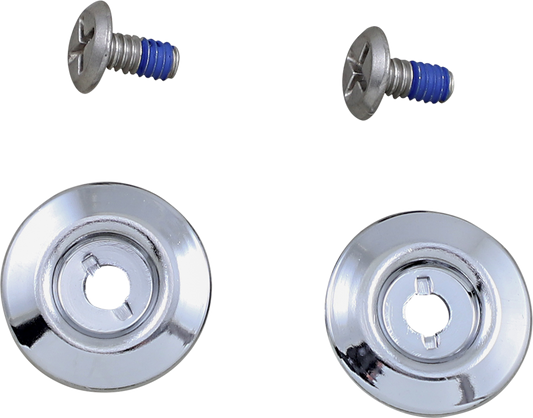 BILTWELL Gen 2 Hardware Kit - SS Screw - Chrome Baseplate 0034-150-67