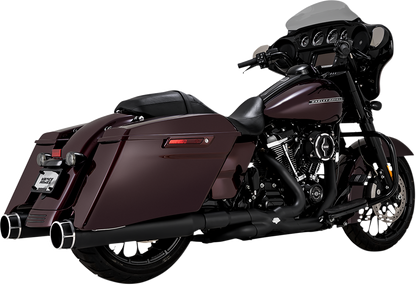 VANCE & HINES 4-1/2" Torquer Slip-On Mufflers - Machine Cut 46676
