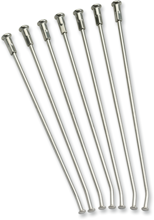 MOOSE OFFROAD Spoke Set with Nipples - Stainless Steel - Front - 21" - KLX/KX 1-22-211-S