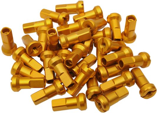 MOOSE OFFROAD Spoke Nipples - MX1 - Gold - 8 Gauge - Set 24-890