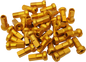 MOOSE OFFROAD Spoke Nipples - MX1 - Gold - 8 Gauge - Set 24-890