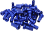 MOOSE OFFROAD Spoke Nipples - MX1 - Blue - 9 Gauge - Set 24-920