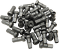 MOOSE OFFROAD Spoke Nipples - MX1 - Titanium Gray - 9 Gauge - Set 24-940