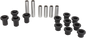 MOOSE OFFROAD Rear Suspension Kit for Arctic Cat - Part 50-1129
