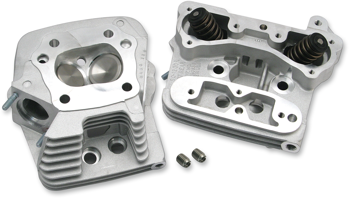 S&S CYCLE Performance Replacement Head - High Compression (76 cc) - Natural - Evolution Big Twin 106-6059