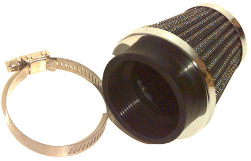 EMGO Air Filter with Chrome End for 54mm Intake - Part Number 12-55754