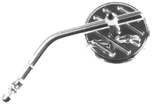 EMGO 20-06846 3-Inch Diameter Mirror for Yamaha with Cast Rail