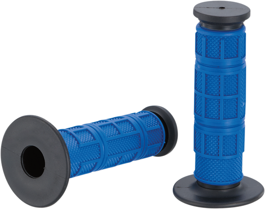 MOOSE OFFROAD Qualifier Grips - Full Waffle - Blue MG-11-UBM