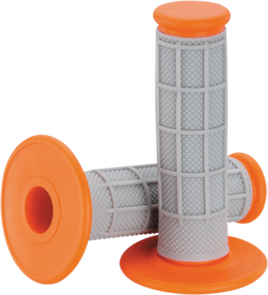 MOOSE OFFROAD Qualifier Grips - Half Waffle - Orange 1MG0715-EVM
