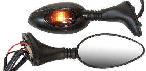 EMGO EuroSport Right Side Mirror in Black - Part Number 20-25161