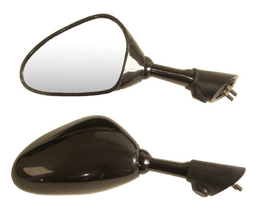 EMGO Left Side Mirror for Honda 88120-MBB-000 - Black