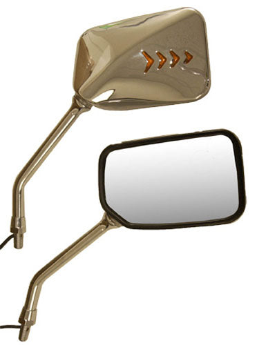 EMGO Right Side Mirror with Light - Part Number 20-37365