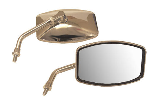 EMGO Mirror Set R/L 10mm Big-One - Right and Left Motorcycle Mirrors